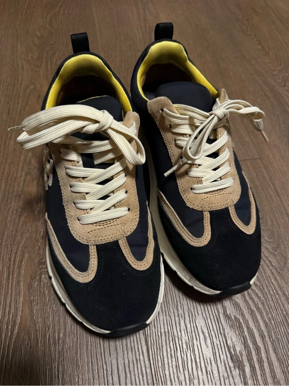 Tory Burch Good Luck Suede Trainer